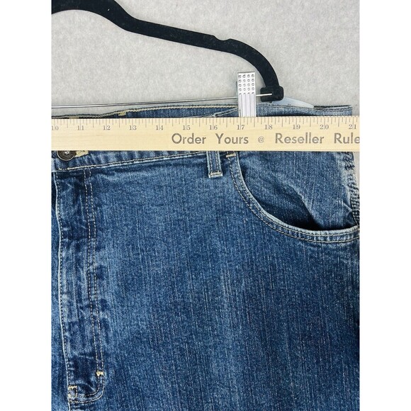 Dickies Carpenter Jeans Mens 42x32 Utility Workwear Straight Fit Hammer Loop - Picture 5 of 14